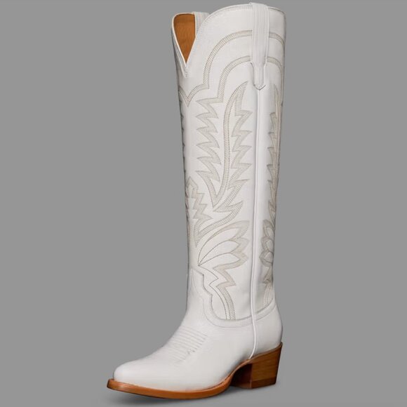 Tecovas The Abby boots in Snow - Picture 4 of 5